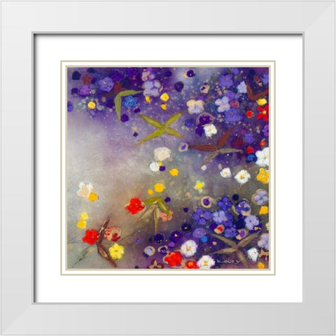 Gardens in the Mist X White Modern Wood Framed Art Print with Double Matting by Koury, Aleah