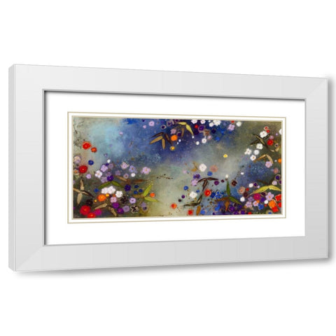 Gardens in the Mist XV White Modern Wood Framed Art Print with Double Matting by Koury, Aleah