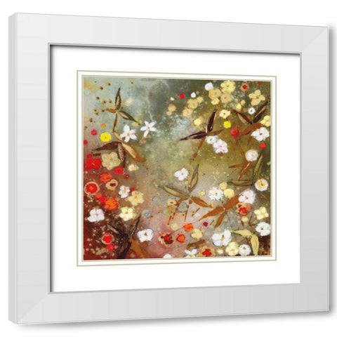 Gardens in the Mist XIII White Modern Wood Framed Art Print with Double Matting by Koury, Aleah