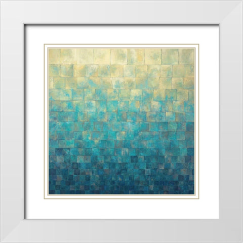 Cascade White Modern Wood Framed Art Print with Double Matting by Kroner, Janelle