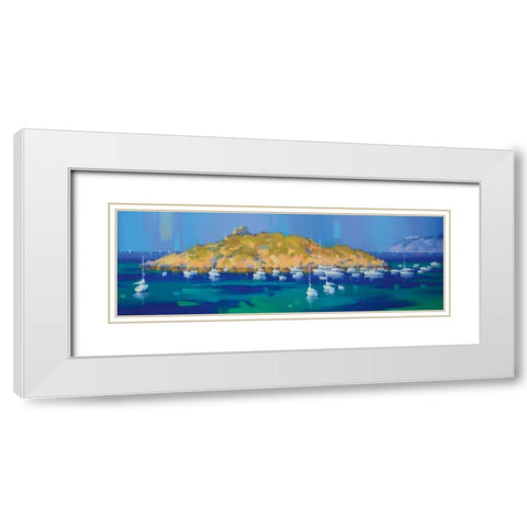 Island White Modern Wood Framed Art Print with Double Matting by Krioutchkov, Alex Hook