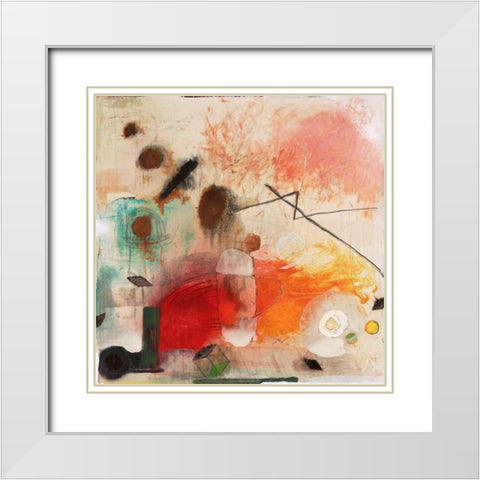 Changed My Mind 1 White Modern Wood Framed Art Print with Double Matting by Koury, Aleah