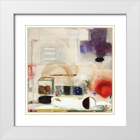 Changed My Mind 2 White Modern Wood Framed Art Print with Double Matting by Koury, Aleah