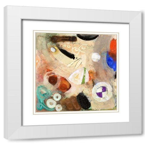 When We Think 2 White Modern Wood Framed Art Print with Double Matting by Koury, Aleah