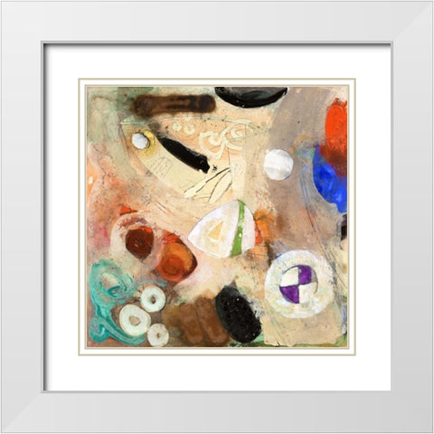 When We Think 2 White Modern Wood Framed Art Print with Double Matting by Koury, Aleah