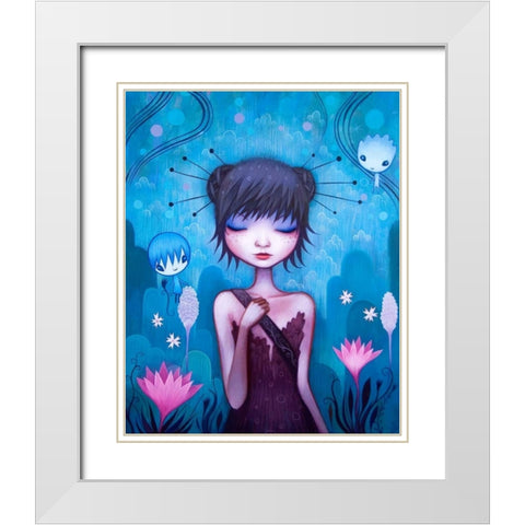 On the Journey White Modern Wood Framed Art Print with Double Matting by Ketner, Jeremiah