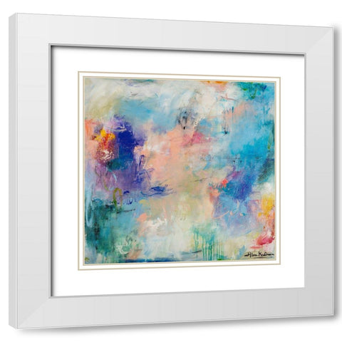 Morning Reflections White Modern Wood Framed Art Print with Double Matting by Koelman, Hilma
