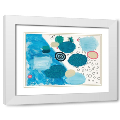 Aftermath White Modern Wood Framed Art Print with Double Matting by Kleinpeter, Maggie