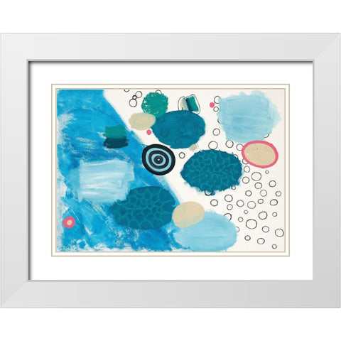 Aftermath White Modern Wood Framed Art Print with Double Matting by Kleinpeter, Maggie