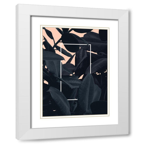 Purpose White Modern Wood Framed Art Print with Double Matting by Kastl-Lungberg, Hanna