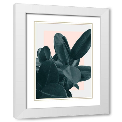 Tonight White Modern Wood Framed Art Print with Double Matting by Kastl-Lungberg, Hanna