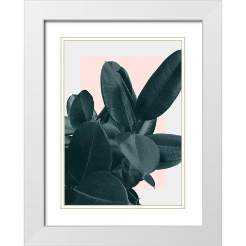Tonight White Modern Wood Framed Art Print with Double Matting by Kastl-Lungberg, Hanna