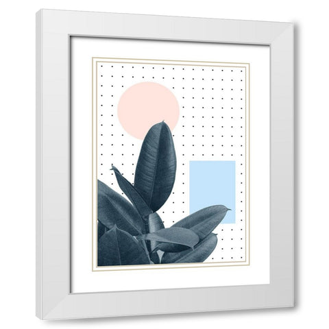 Wonaâ‚¬â„¢t Waste Another Day White Modern Wood Framed Art Print with Double Matting by Kastl-Lungberg, Hanna