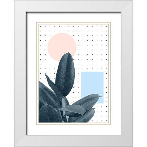 Wonaâ‚¬â„¢t Waste Another Day White Modern Wood Framed Art Print with Double Matting by Kastl-Lungberg, Hanna