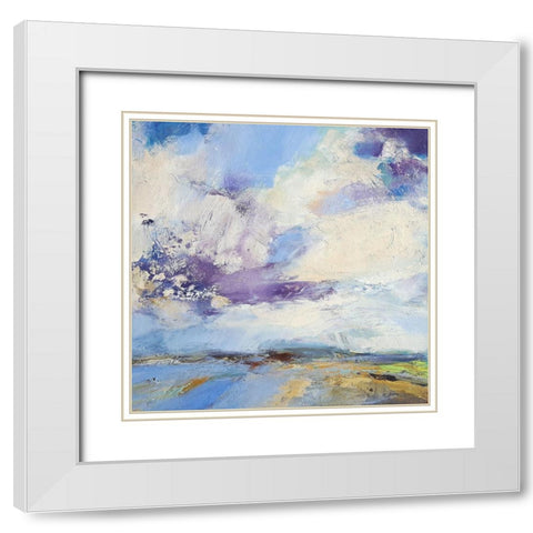 Brisk White Modern Wood Framed Art Print with Double Matting by Kinmont, Andrew