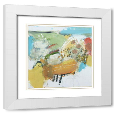 Light as a Cloud White Modern Wood Framed Art Print with Double Matting by Kinmont, Andrew