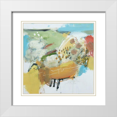 Light as a Cloud White Modern Wood Framed Art Print with Double Matting by Kinmont, Andrew