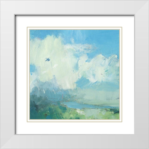 Pale Light White Modern Wood Framed Art Print with Double Matting by Kinmont, Andrew