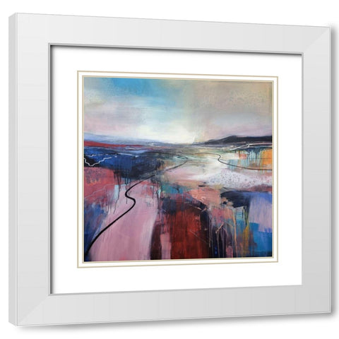 Ill Meet You On The Estuary White Modern Wood Framed Art Print with Double Matting by Kinmont, Andrew