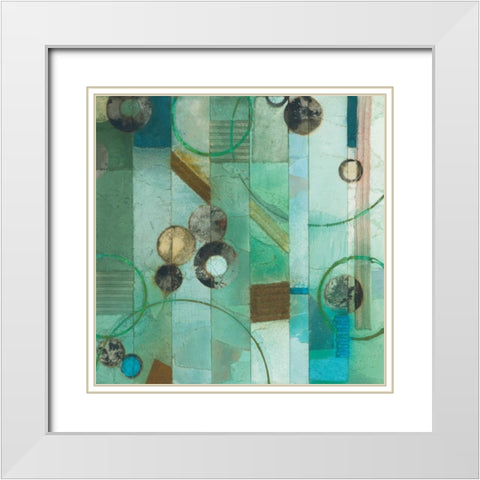 Of This World No. 17 White Modern Wood Framed Art Print with Double Matting by Koury, Aleah