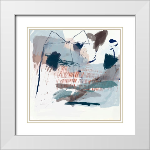The Garden of the Castle White Modern Wood Framed Art Print with Double Matting by Lauzon, Danielle