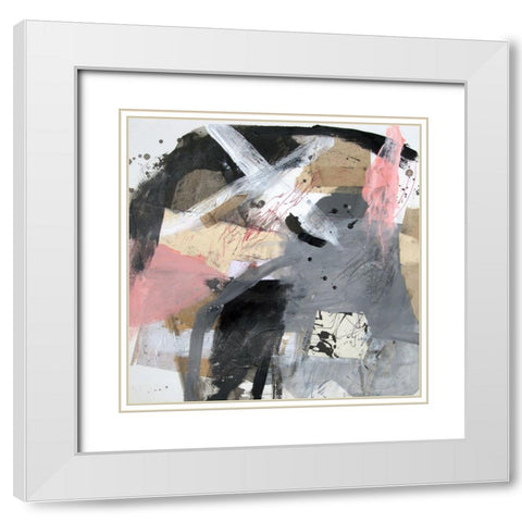 The Moment of Doubt White Modern Wood Framed Art Print with Double Matting by Lauzon, Danielle