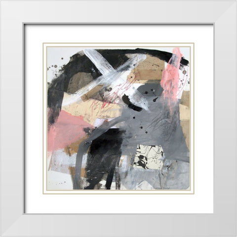 The Moment of Doubt White Modern Wood Framed Art Print with Double Matting by Lauzon, Danielle