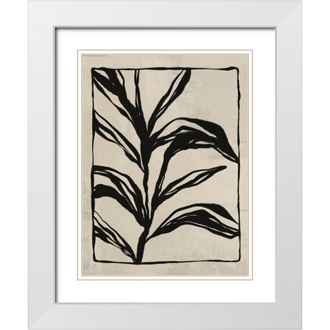Garden 2 White Modern Wood Framed Art Print with Double Matting by LivinLi