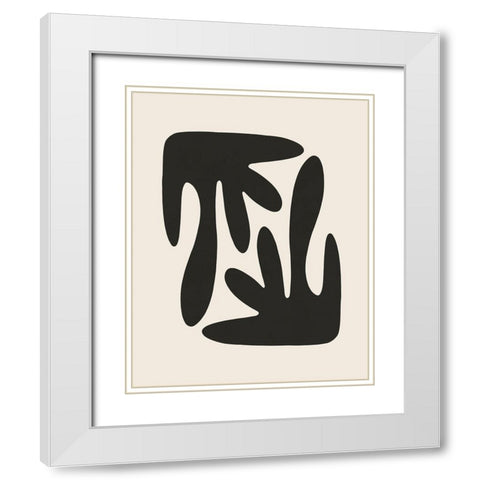 Mirror White Modern Wood Framed Art Print with Double Matting by LivinLi