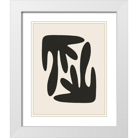 Mirror White Modern Wood Framed Art Print with Double Matting by LivinLi