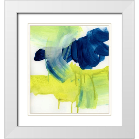 Alla Prima 3 White Modern Wood Framed Art Print with Double Matting by Lehnhardt, Iris