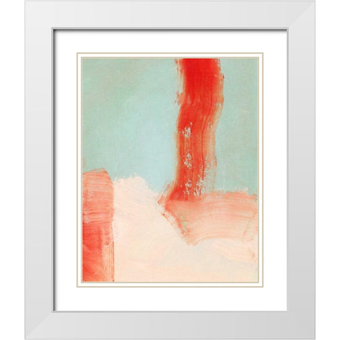 Color Study White Modern Wood Framed Art Print with Double Matting by Lehnhardt, Iris