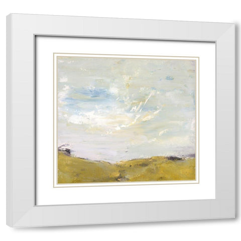 Where Creativity and Calm Convene White Modern Wood Framed Art Print with Double Matting by Lisa Mann Fine Art