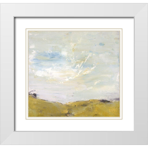 Where Creativity and Calm Convene White Modern Wood Framed Art Print with Double Matting by Lisa Mann Fine Art