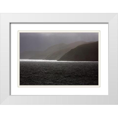 Blasket Islands White Modern Wood Framed Art Print with Double Matting by Leprince, Vincent