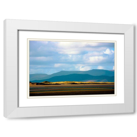 Inch No. 1 White Modern Wood Framed Art Print with Double Matting by Leprince, Vincent