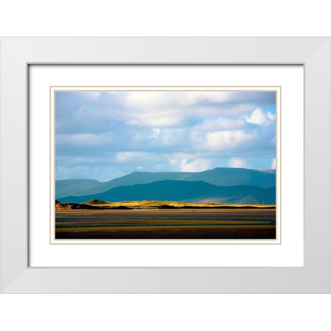 Inch No. 1 White Modern Wood Framed Art Print with Double Matting by Leprince, Vincent