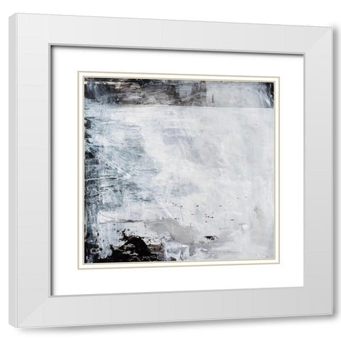 Dialogue White Modern Wood Framed Art Print with Double Matting by Lenssen, Georganna