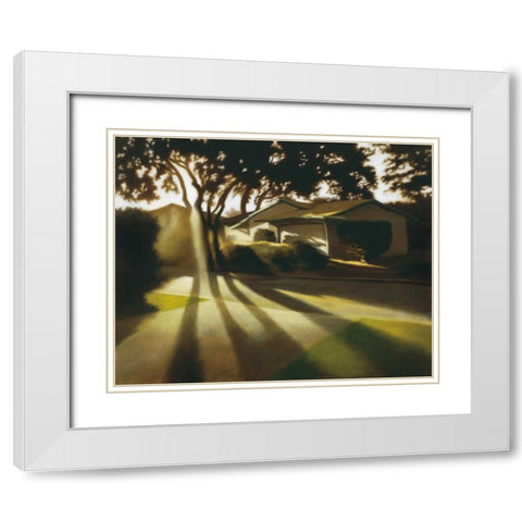 In the Time of Our Lives White Modern Wood Framed Art Print with Double Matting by Monzon, Rick