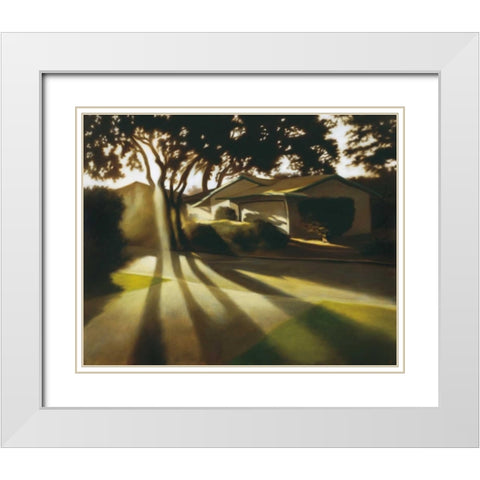In the Time of Our Lives White Modern Wood Framed Art Print with Double Matting by Monzon, Rick