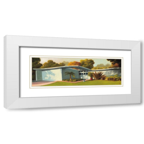 Mar Vista White Modern Wood Framed Art Print with Double Matting by Monzon, Rick