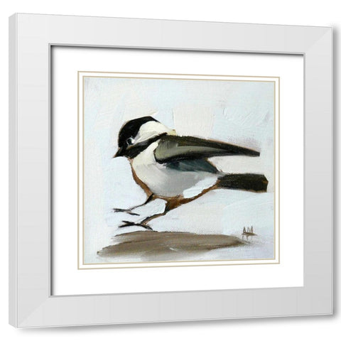 Coming In for a Landing White Modern Wood Framed Art Print with Double Matting by Moulton, Angela