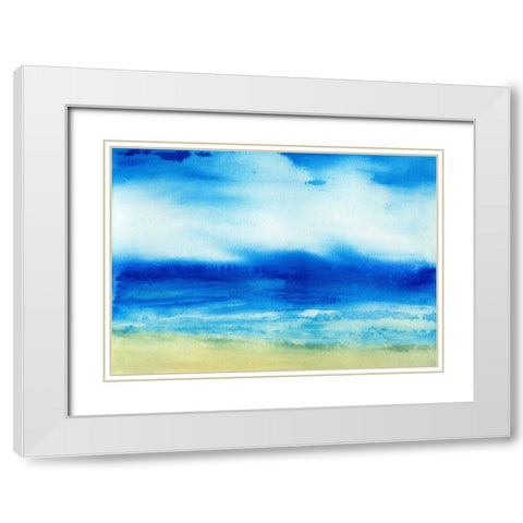 Sea Church II White Modern Wood Framed Art Print with Double Matting by Maldonado, Jacqueline