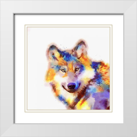 The Faithful II White Modern Wood Framed Art Print with Double Matting by Maldonado, Jacqueline