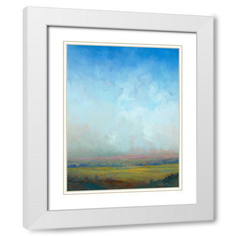 In the Openness White Modern Wood Framed Art Print with Double Matting by McCarthy, William