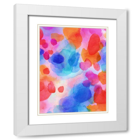 Elixir II White Modern Wood Framed Art Print with Double Matting by Maldonado, Jacqueline