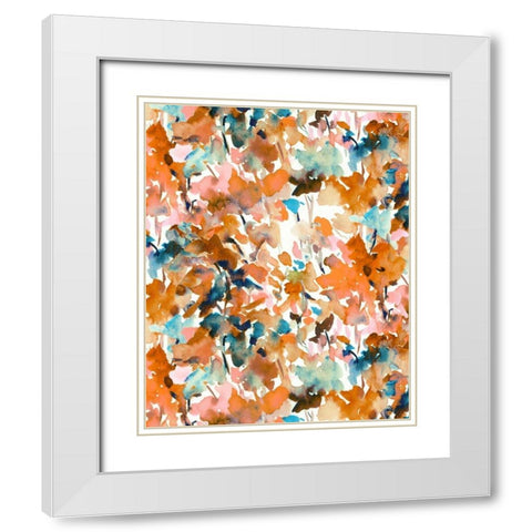 Local Color Orange White Modern Wood Framed Art Print with Double Matting by Maldonado, Jacqueline