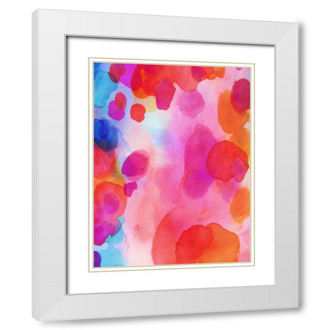 Speechless II White Modern Wood Framed Art Print with Double Matting by Maldonado, Jacqueline
