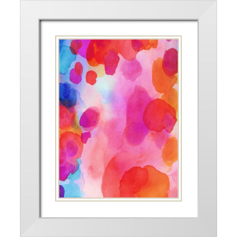 Speechless II White Modern Wood Framed Art Print with Double Matting by Maldonado, Jacqueline