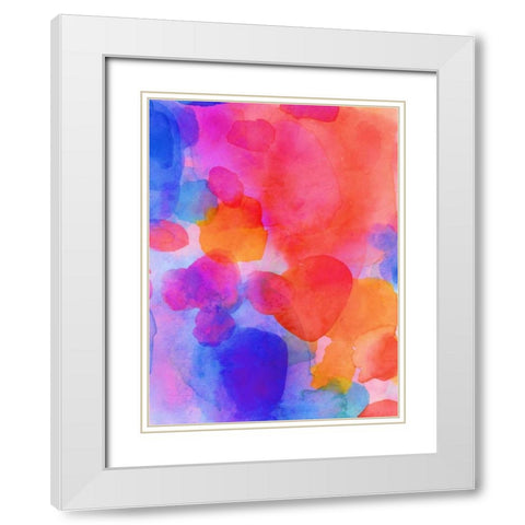 The Shaman II White Modern Wood Framed Art Print with Double Matting by Maldonado, Jacqueline